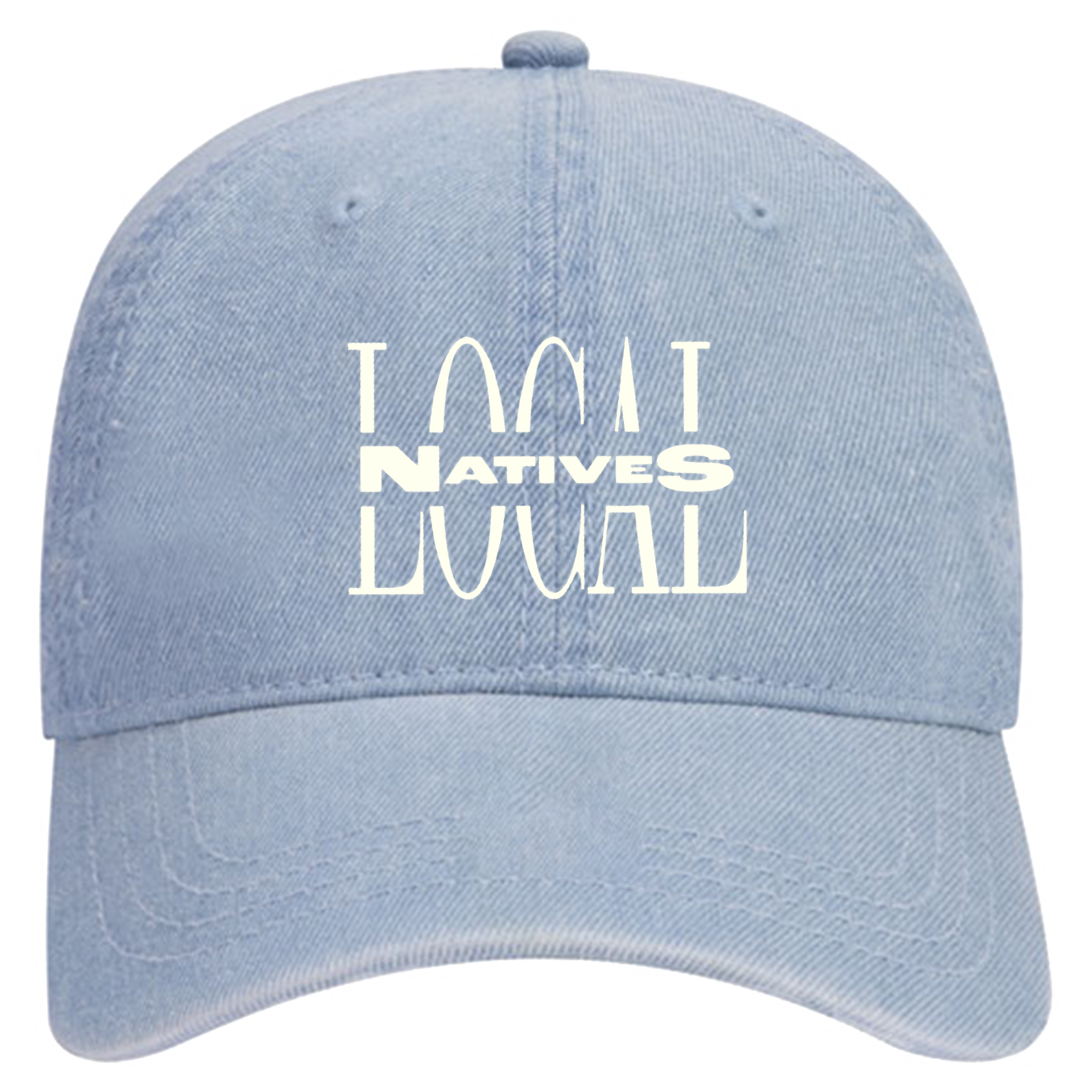 Hat Washed Denim Logo