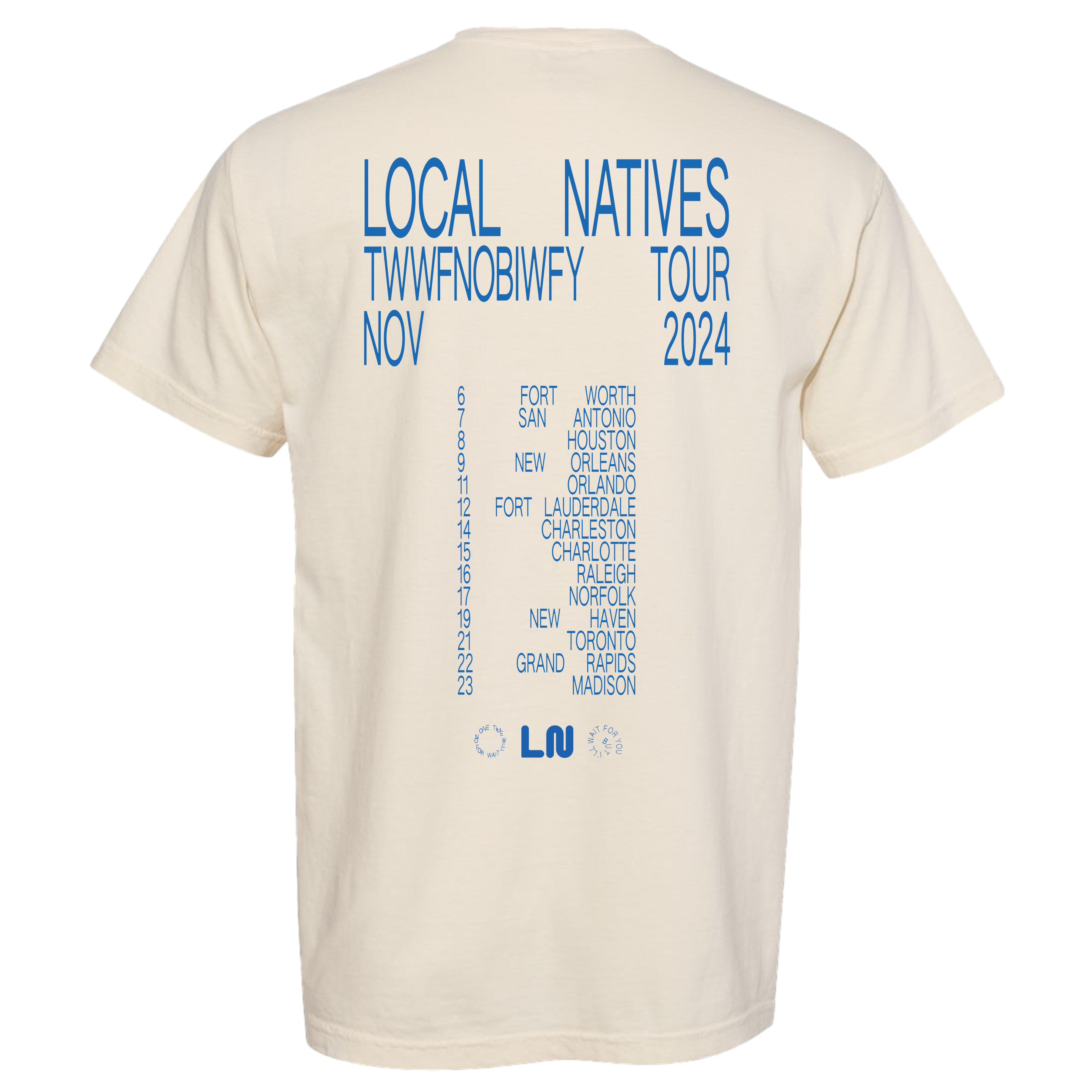Natural Tour Tee 2024