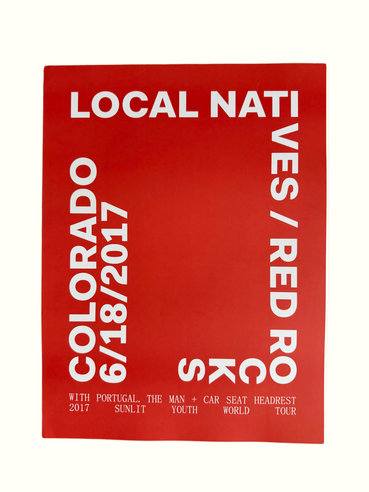 Red Rocks Amphitheatre Poster (2017)