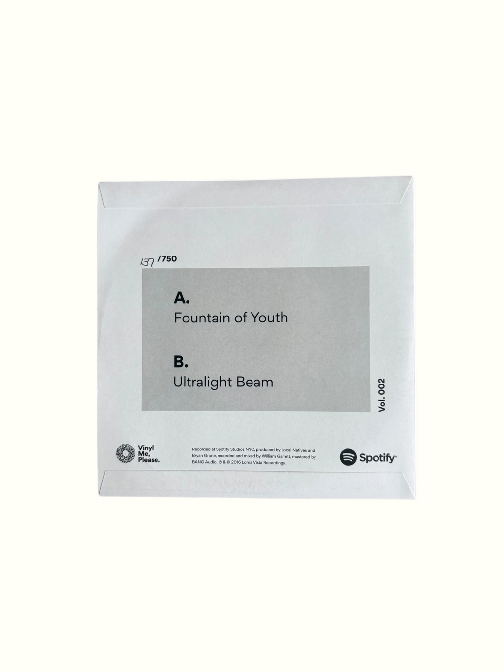 Spotify Singles Session Vinyl
