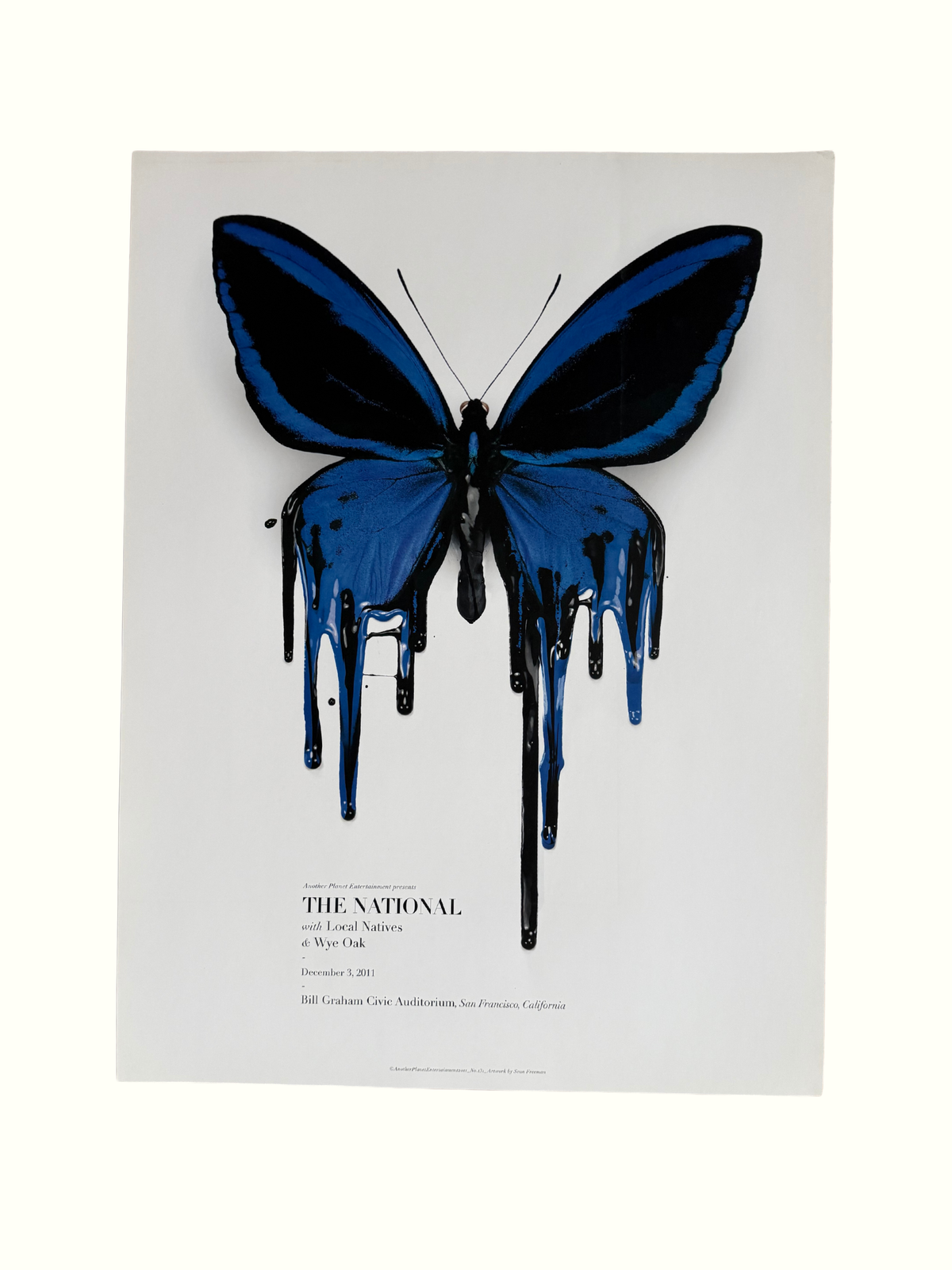 The National x Local Natives San Fran Tour Poster (2011)