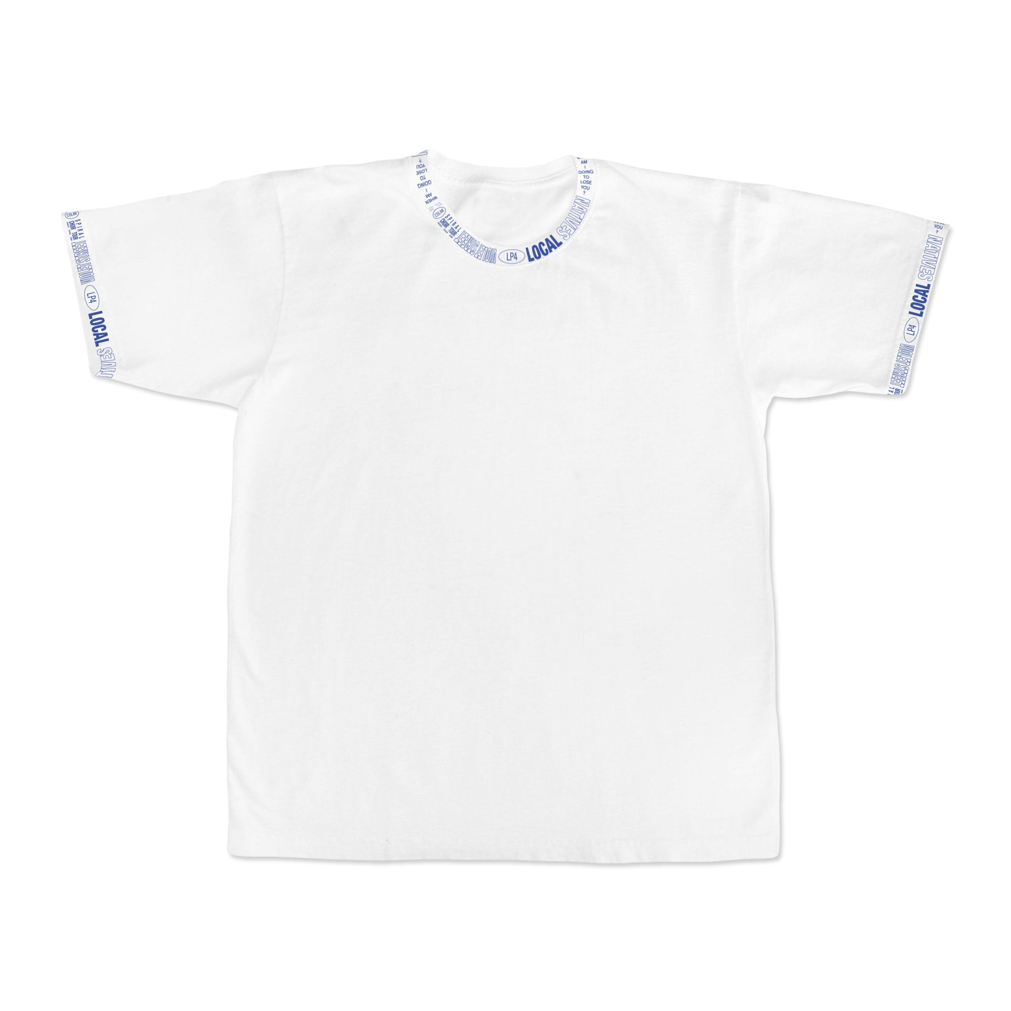 White Logo Hem Tee