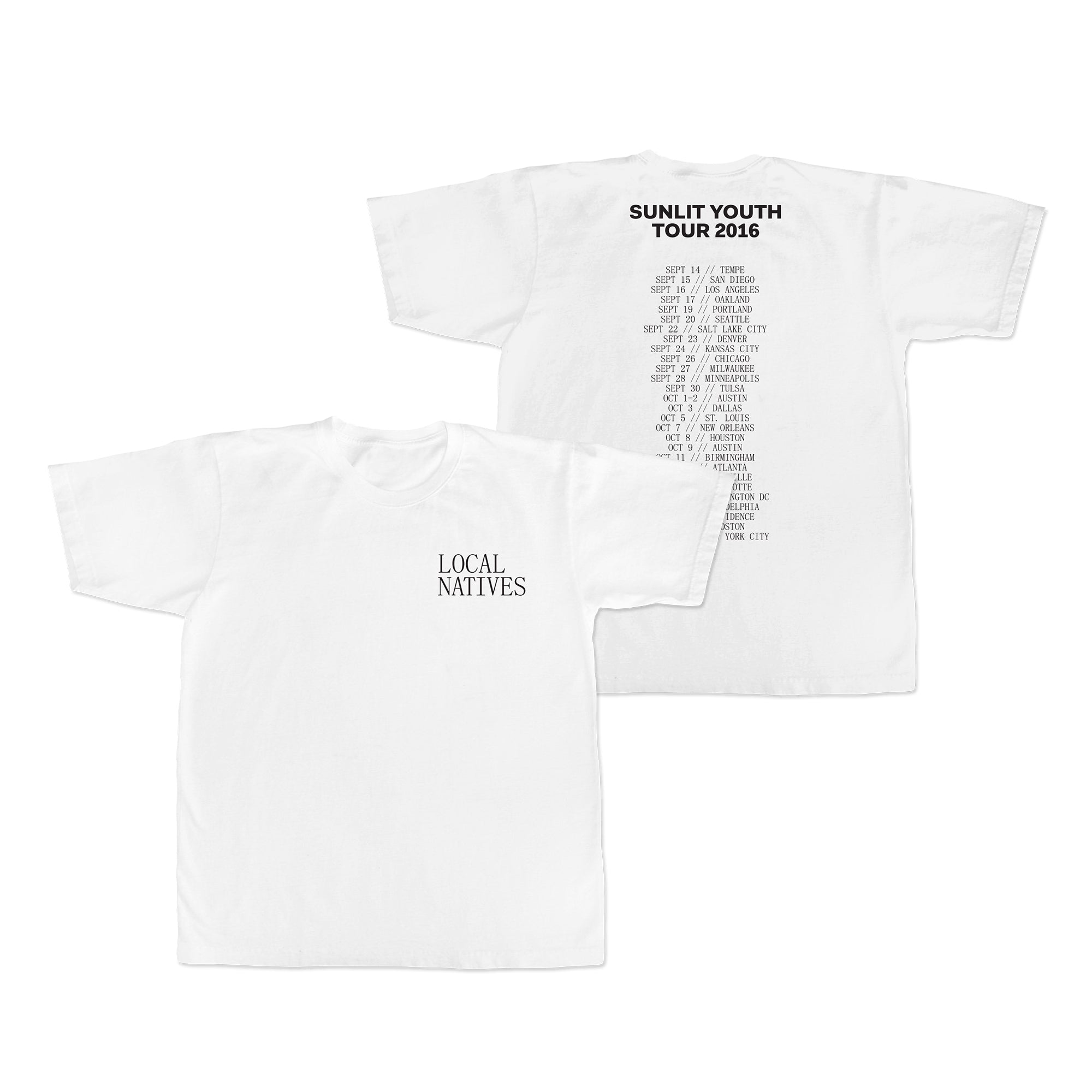 TEXT 2016 Tour Tee - White